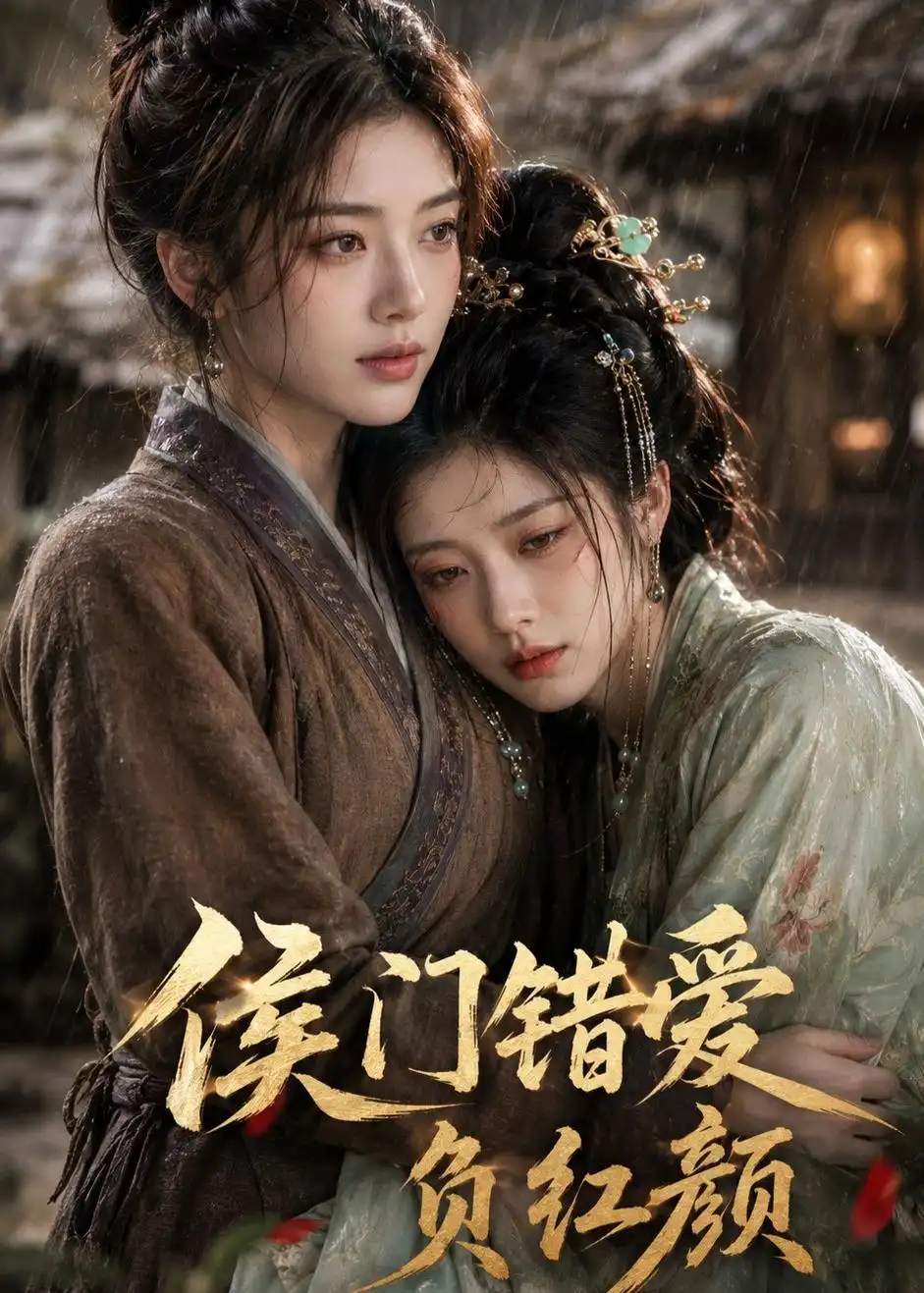 《侯门错爱负红颜（53集）AI短剧（夸克网盘）》短剧封面