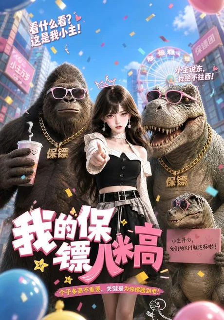 《我的保镖八米高（58集）（夸克网盘）》短剧封面