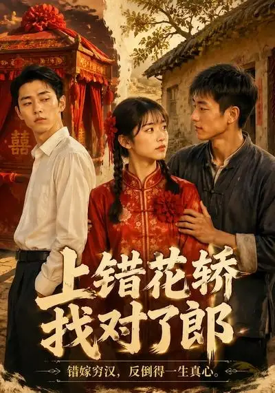 《上错花轿找对了郎（52集）AI短剧 (2026)》短剧封面