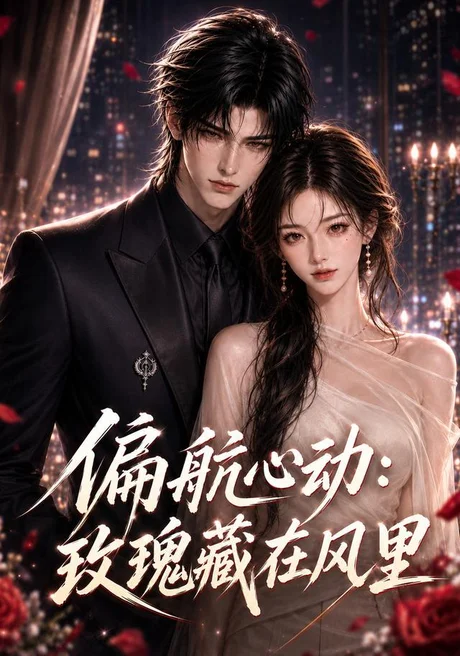 《偏航心动：玫瑰藏在风里（100集）（夸克网盘）》短剧封面
