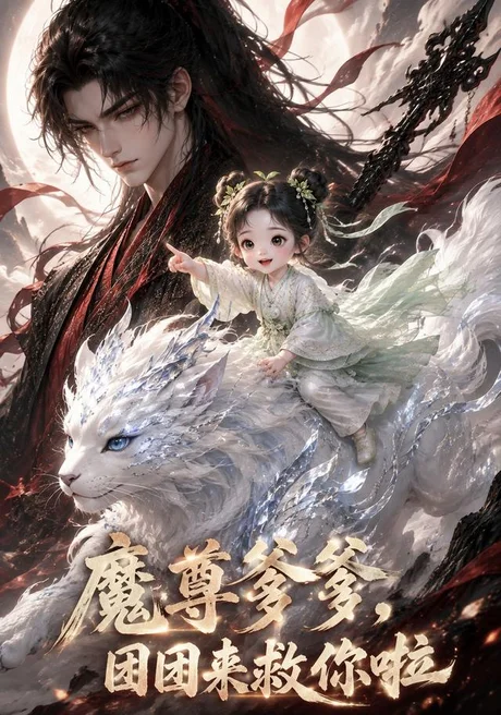 《魔尊爹爹，团团来救你啦（47集）（夸克网盘）》短剧封面