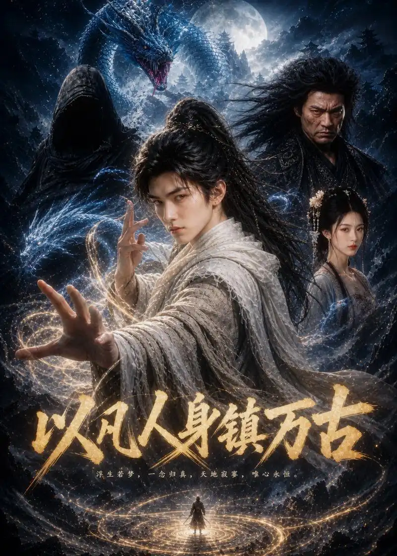 《以凡人身镇万古（91集）（夸克网盘）》短剧封面