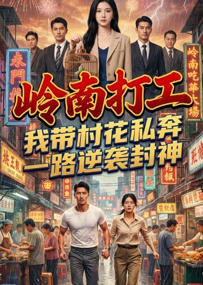 岭南打工：我带村花私奔，一路逆袭封神（80集）Ai短剧（百度网盘）封面图 - 都市短剧