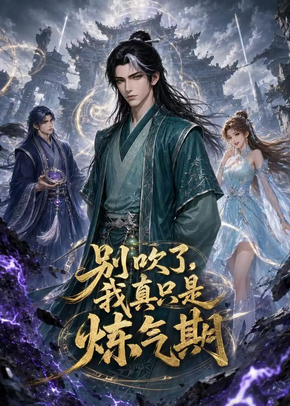 《别吹了，我真只是炼气期（76集）动漫（夸克网盘）》短剧封面