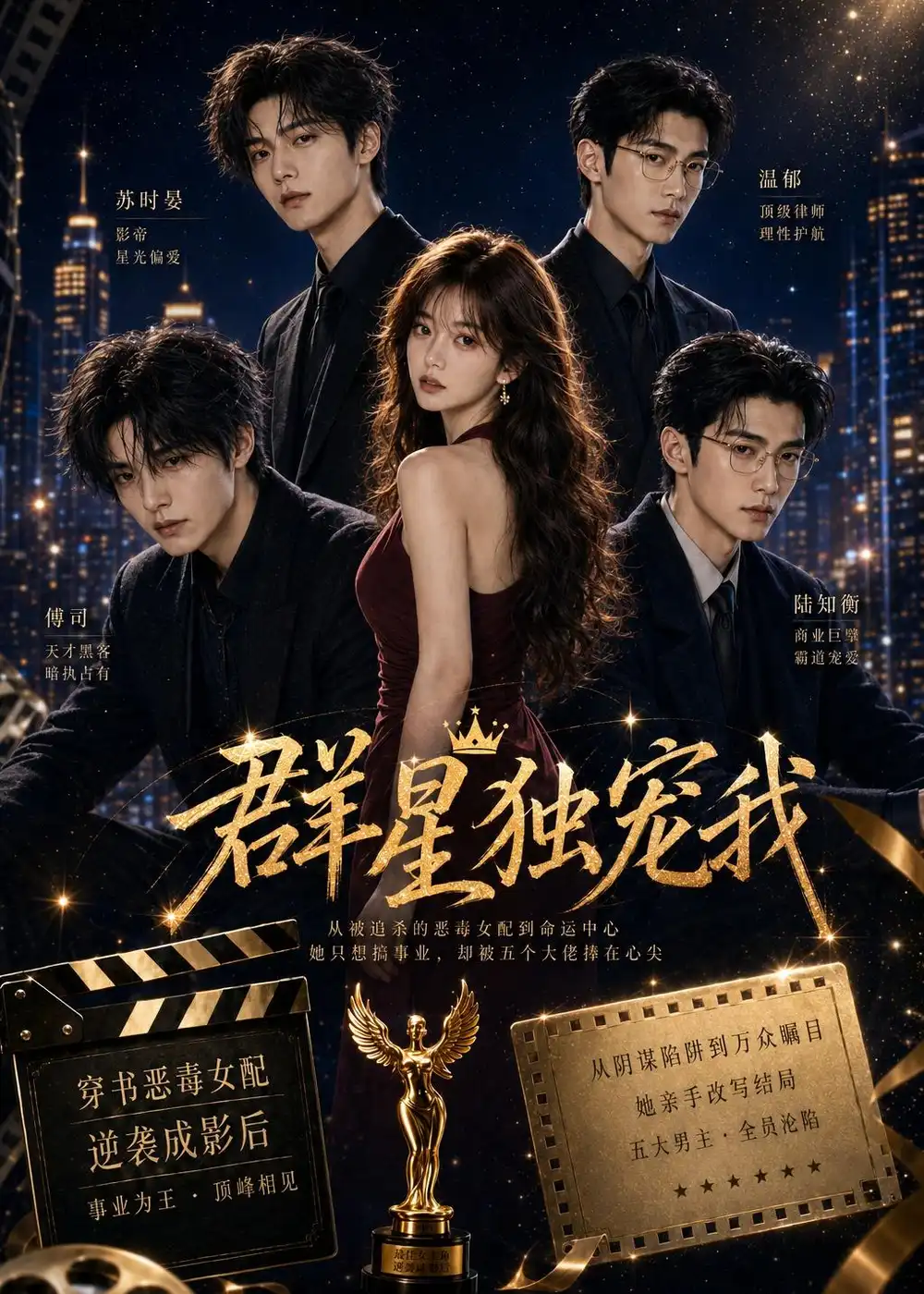 《群星独宠我(70集)(夸克网盘)》短剧封面