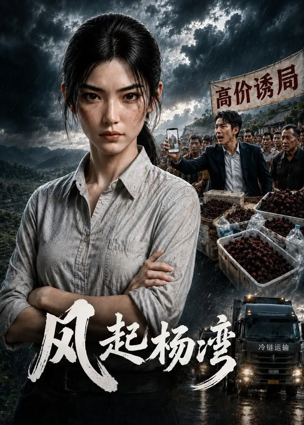 《风起杨湾(64集)AI短剧(夸克网盘)》短剧封面