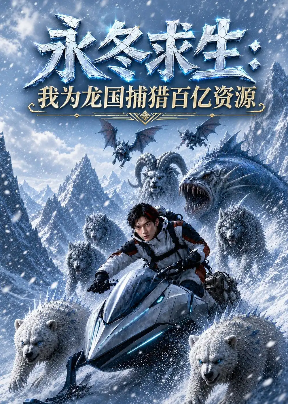 《永冬求生：我为龙国囤百亿资源（72集）AI短剧（夸克网盘）》短剧封面