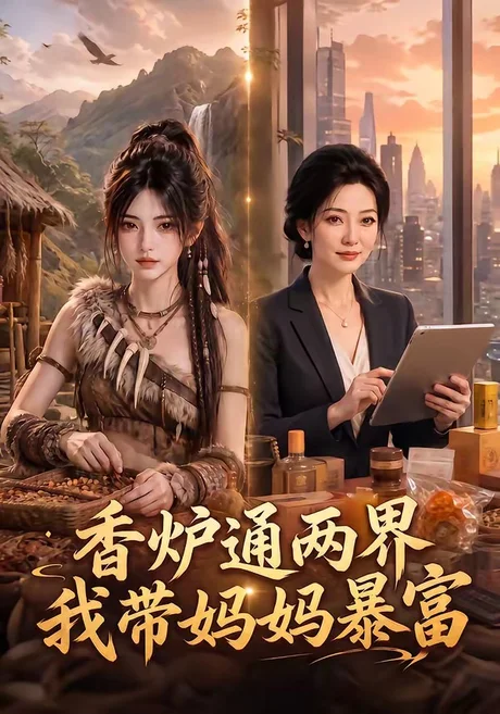 《香炉通两界,我带妈妈暴富(61集)(夸克网盘)》短剧封面