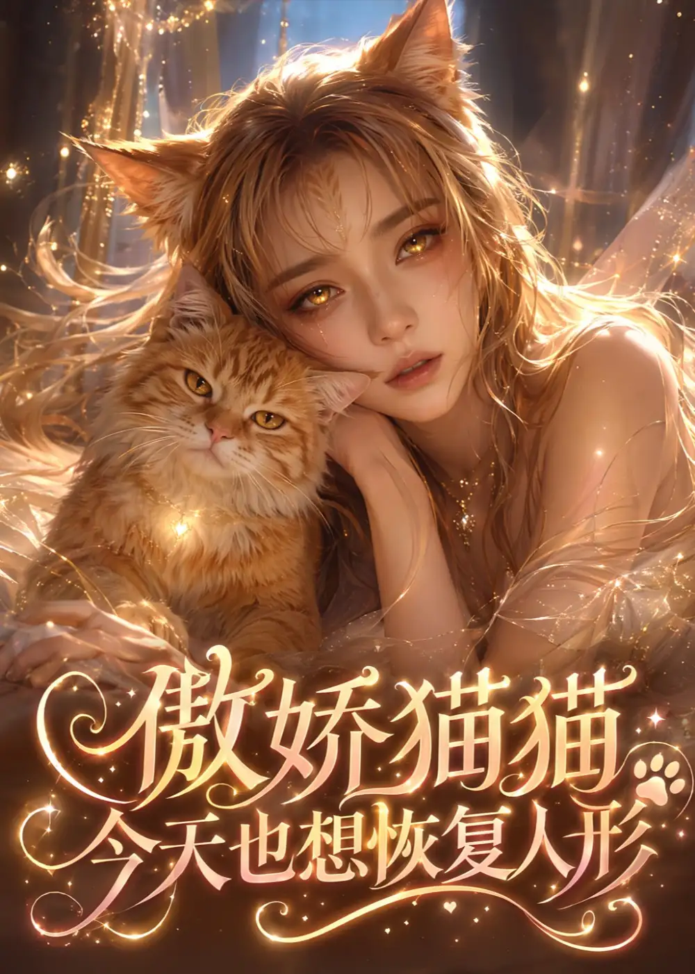 《傲娇猫猫今天也想恢复人形（72集）（夸克网盘）》短剧封面