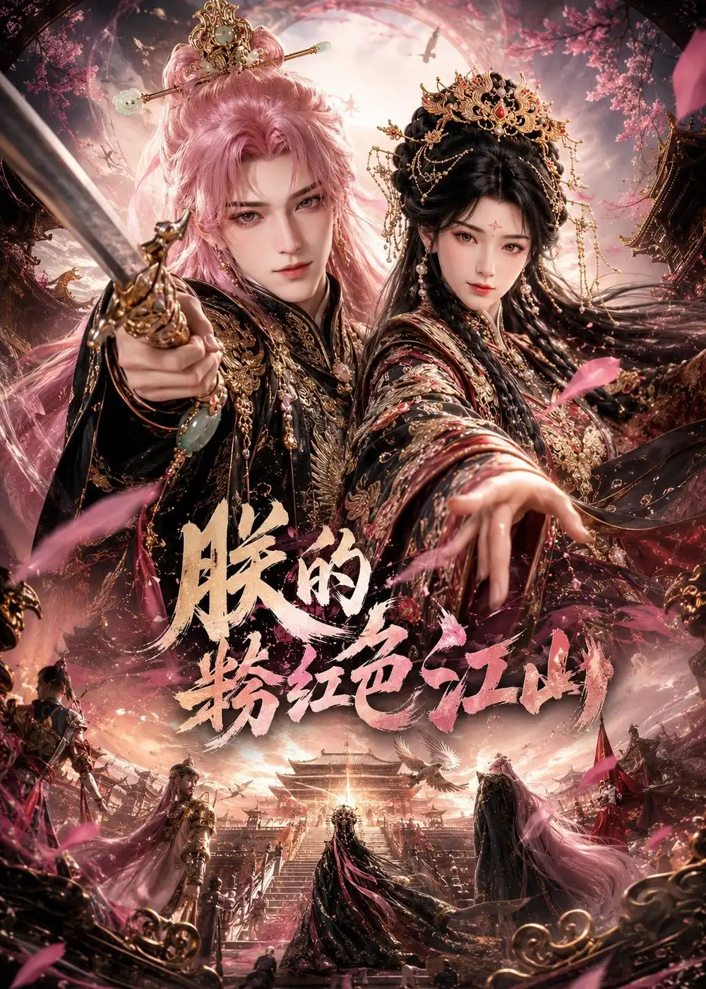 《朕的粉红色江山(55集)(夸克网盘)》短剧封面