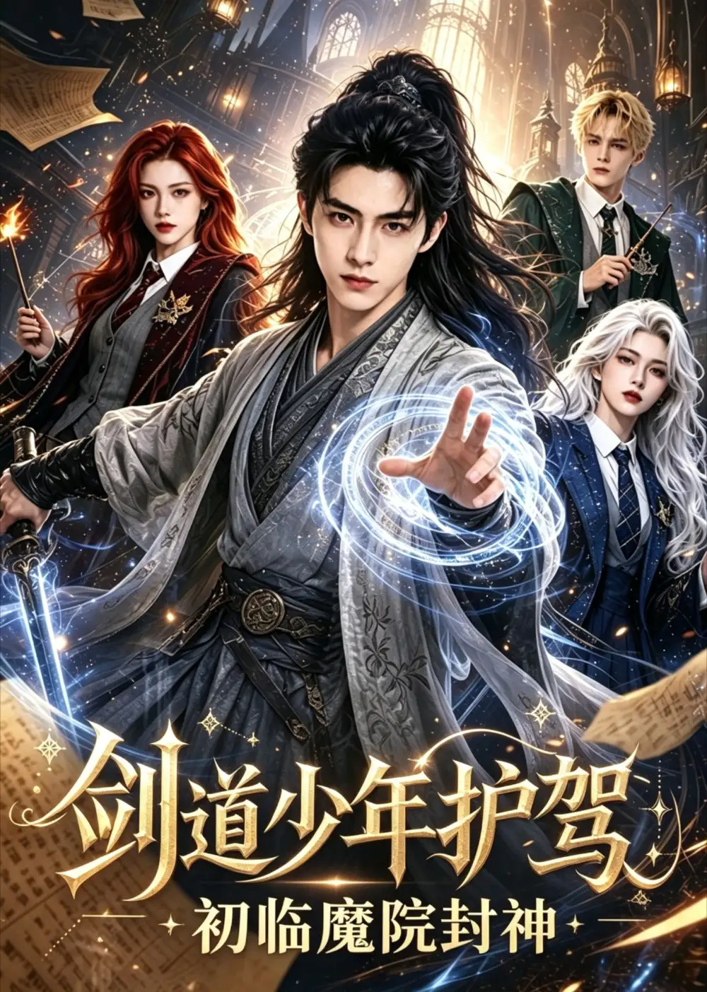 《剑道少年护驾，初临魔院封神（22集）AI短剧 (2026)》短剧封面
