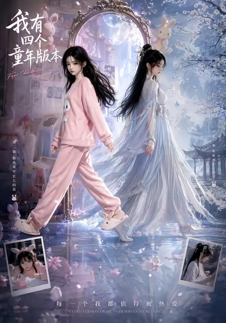 《我有四个童年版本（44集）（百度网盘）》短剧封面