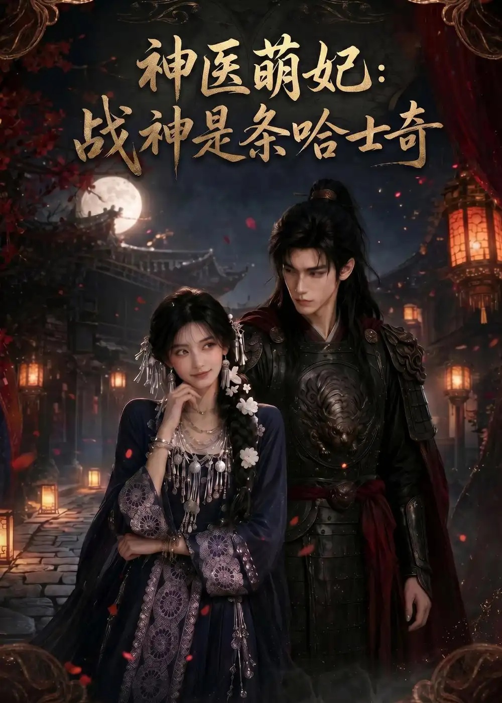 《神医萌妃：战神是条哈士奇（80集）AI短剧 (2026)》短剧封面