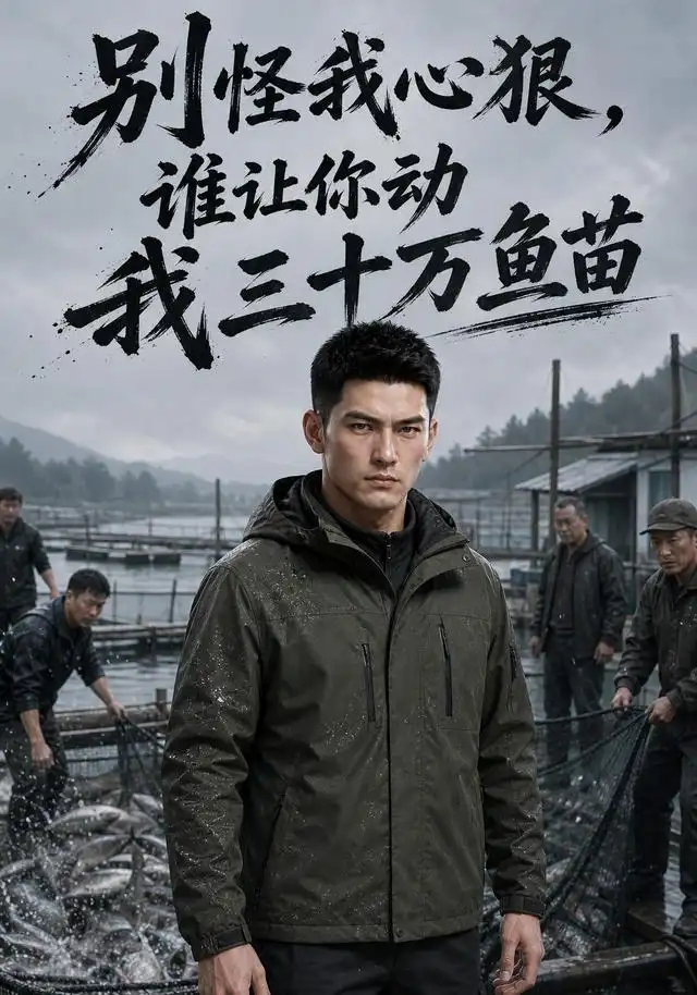 《别怪我心狠,谁让你动我三十万鱼苗(39集)AI短剧(夸克网盘)》短剧封面
