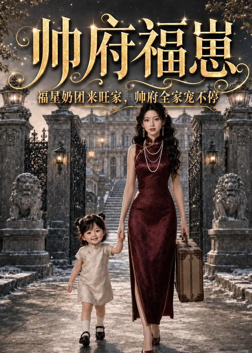 《帅府福崽:福星奶团来旺家,帅府全家宠不停(68集)(夸克网盘)》短剧封面