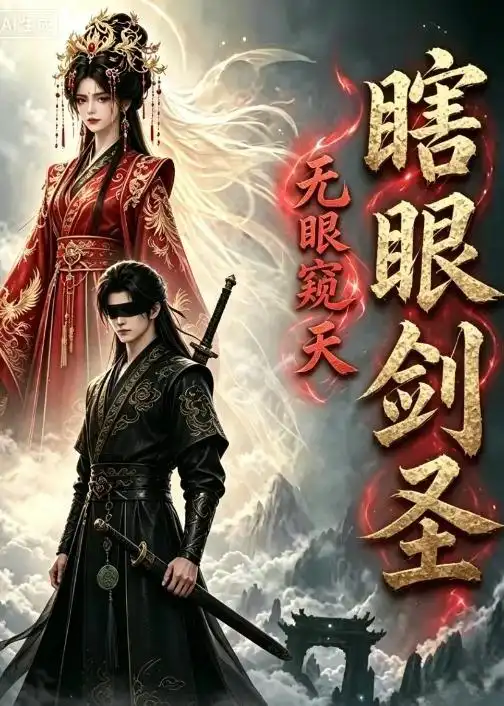 《瞎眼剑圣,无眼窥天(106集)(夸克网盘)》短剧封面