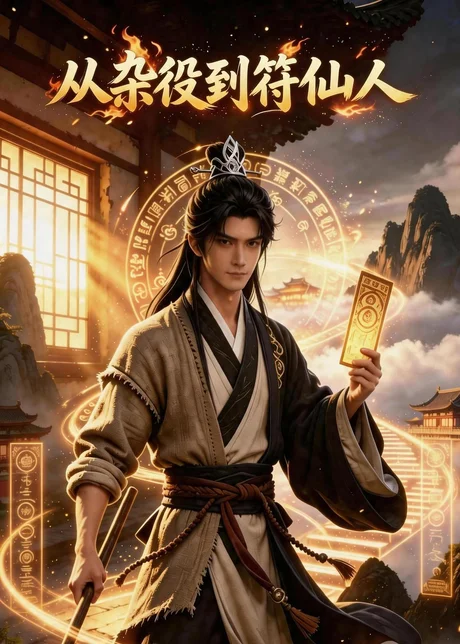 《从杂役到符仙人（60集）（夸克网盘）》短剧封面