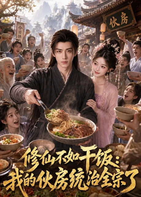 《修仙不如干饭，我的伙房统治全宗了（74集）（百度网盘）》短剧封面