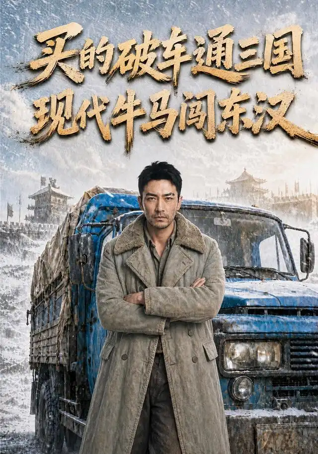 《买的破车通三国，现代牛马闯东汉（161集）AI短剧（夸克网盘）》短剧封面