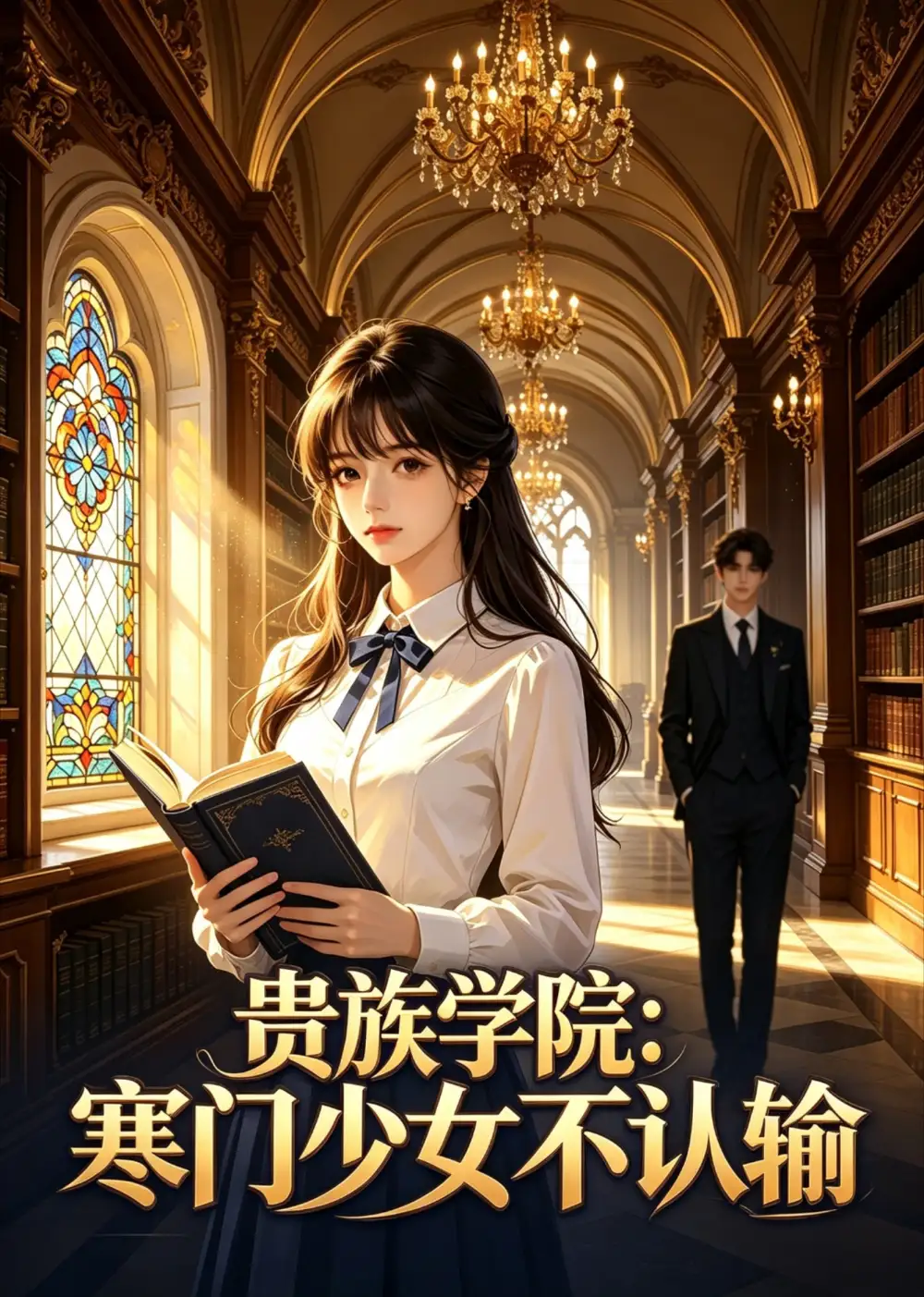 《贵族学院:寒门少女不认输(62集)AI短剧 (2026)》短剧封面