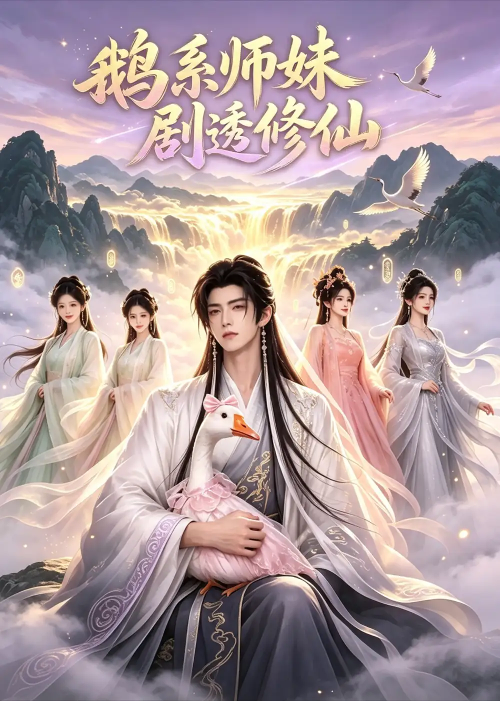 《鹅系师妹剧透修仙（40集）AI短剧 (2026)》短剧封面