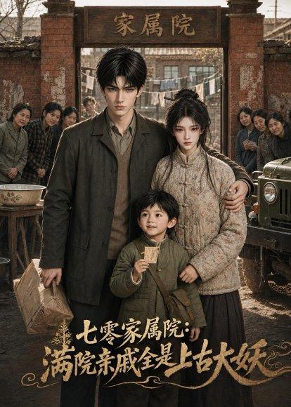 《七零家属院：满院亲戚全是上古大妖（95集）（百度网盘）》短剧封面