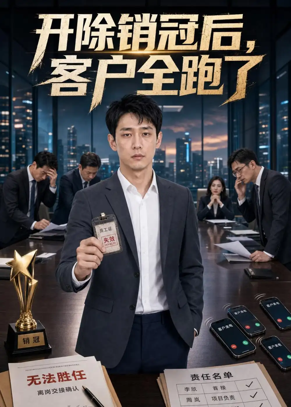 《开除销冠后，客户全跑了（79集）AI短剧（夸克网盘）》短剧封面