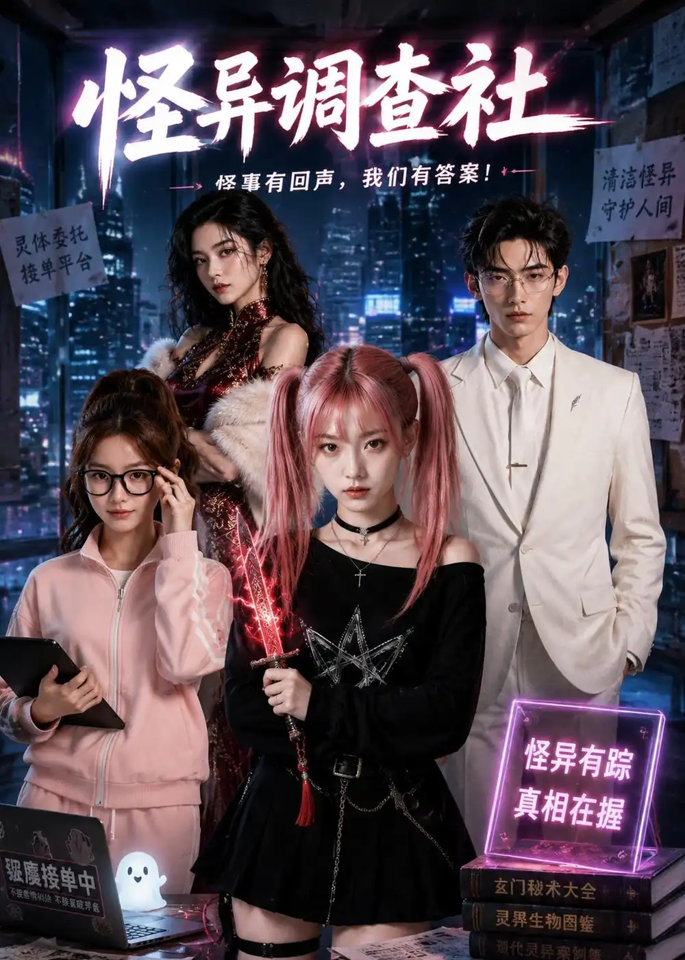 《怪异调查社（60集）（夸克网盘）》短剧封面