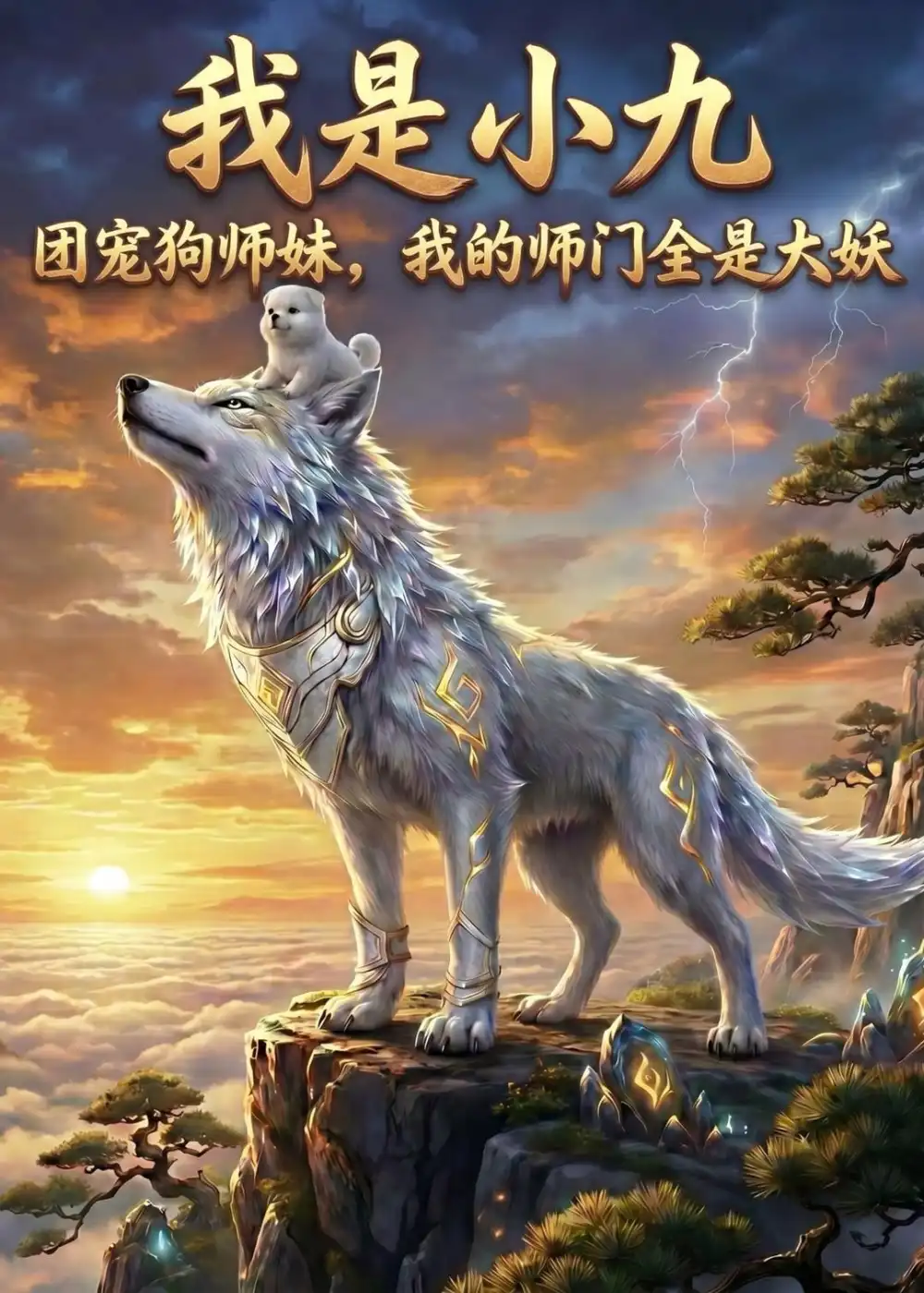 《我是小九团宠狗师妹，我的师门全是大妖（59集）》短剧封面