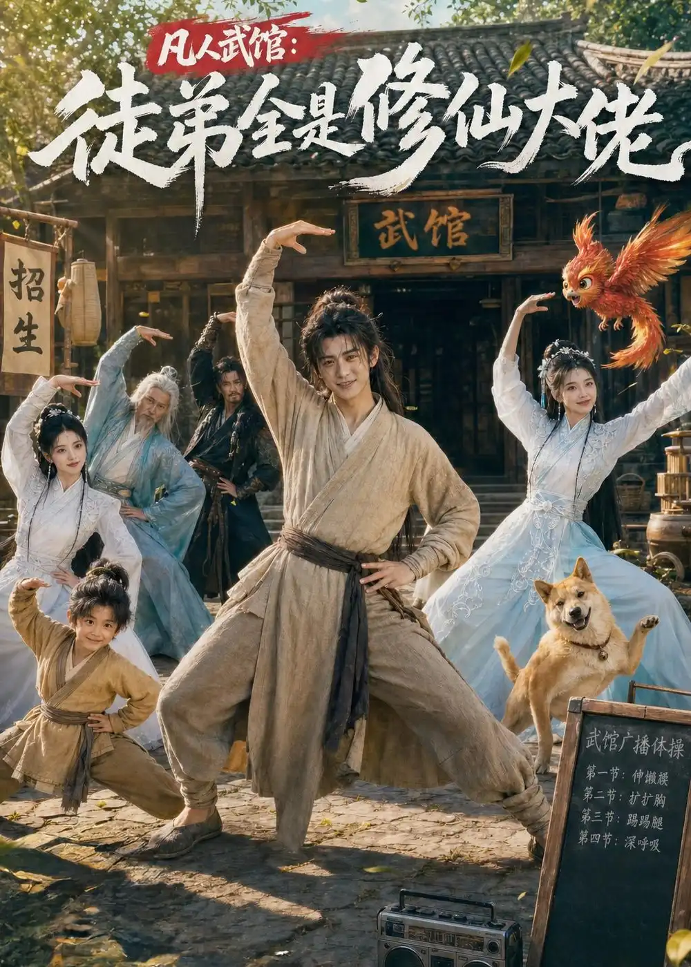 《凡人武馆：徒弟全是修仙大佬（66集）AI短剧 (2026)》短剧封面