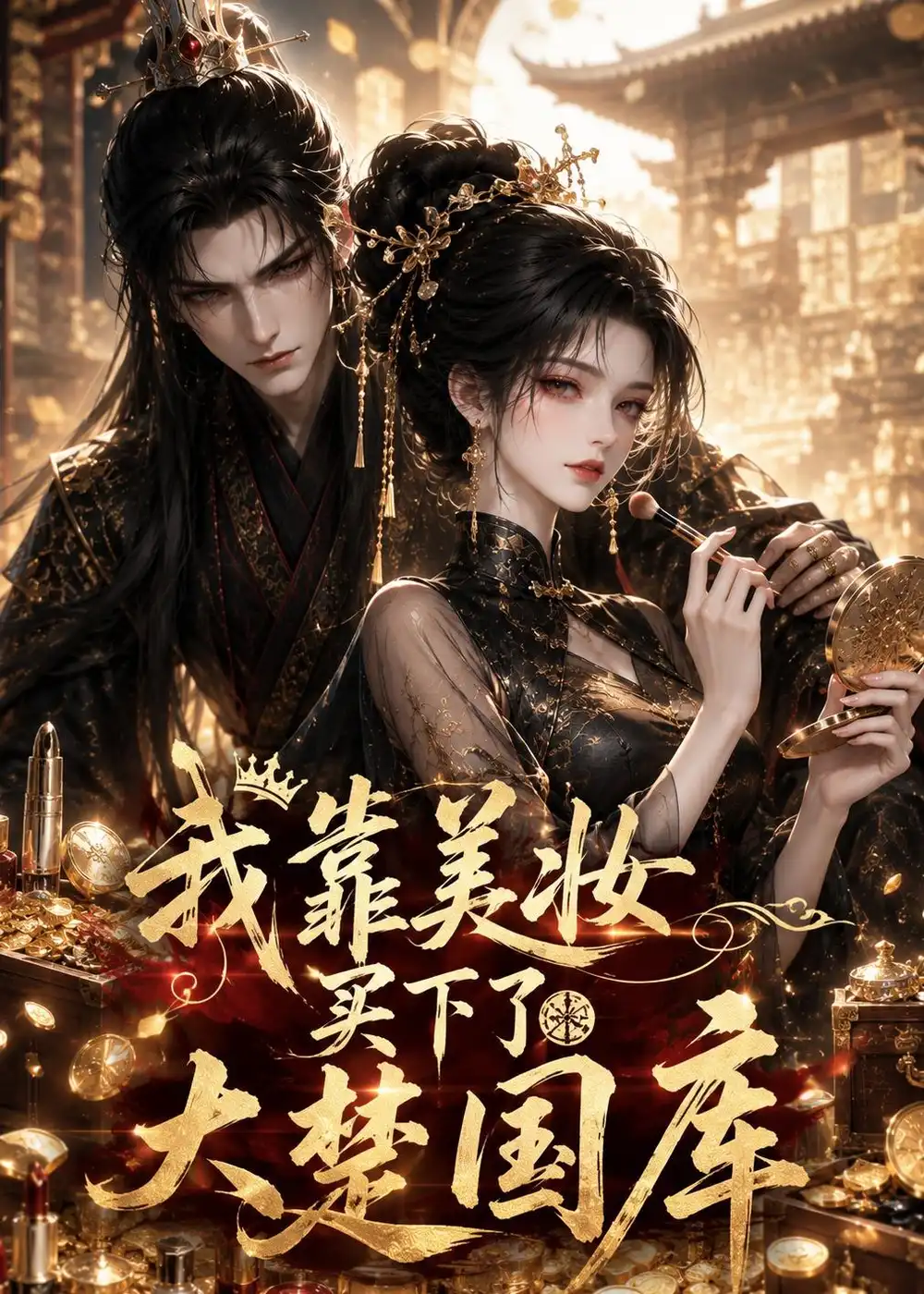《我靠美妆买下了大楚国库（54集）（夸克网盘）》短剧封面