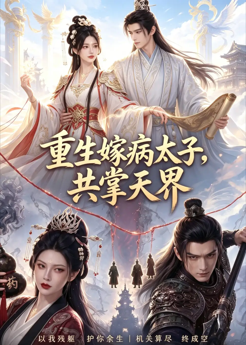 《重生嫁病太子，共掌天界（65集）AI短剧 (2026)》短剧封面
