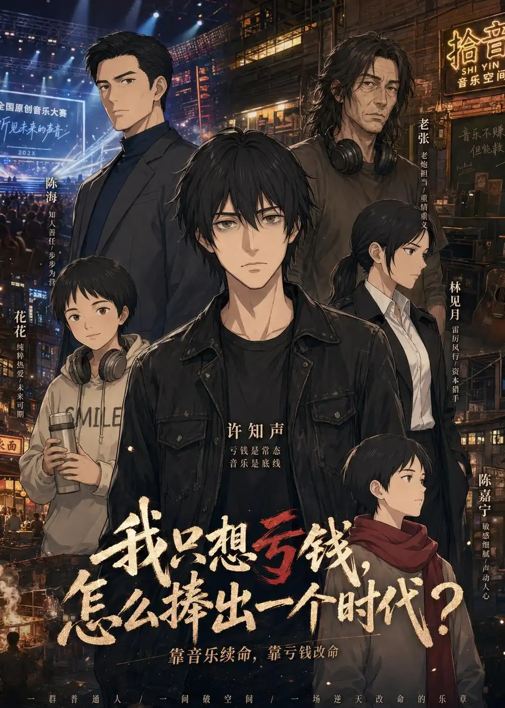 《我只想亏钱，怎么捧出一个时代？（11集）（夸克网盘）》短剧封面