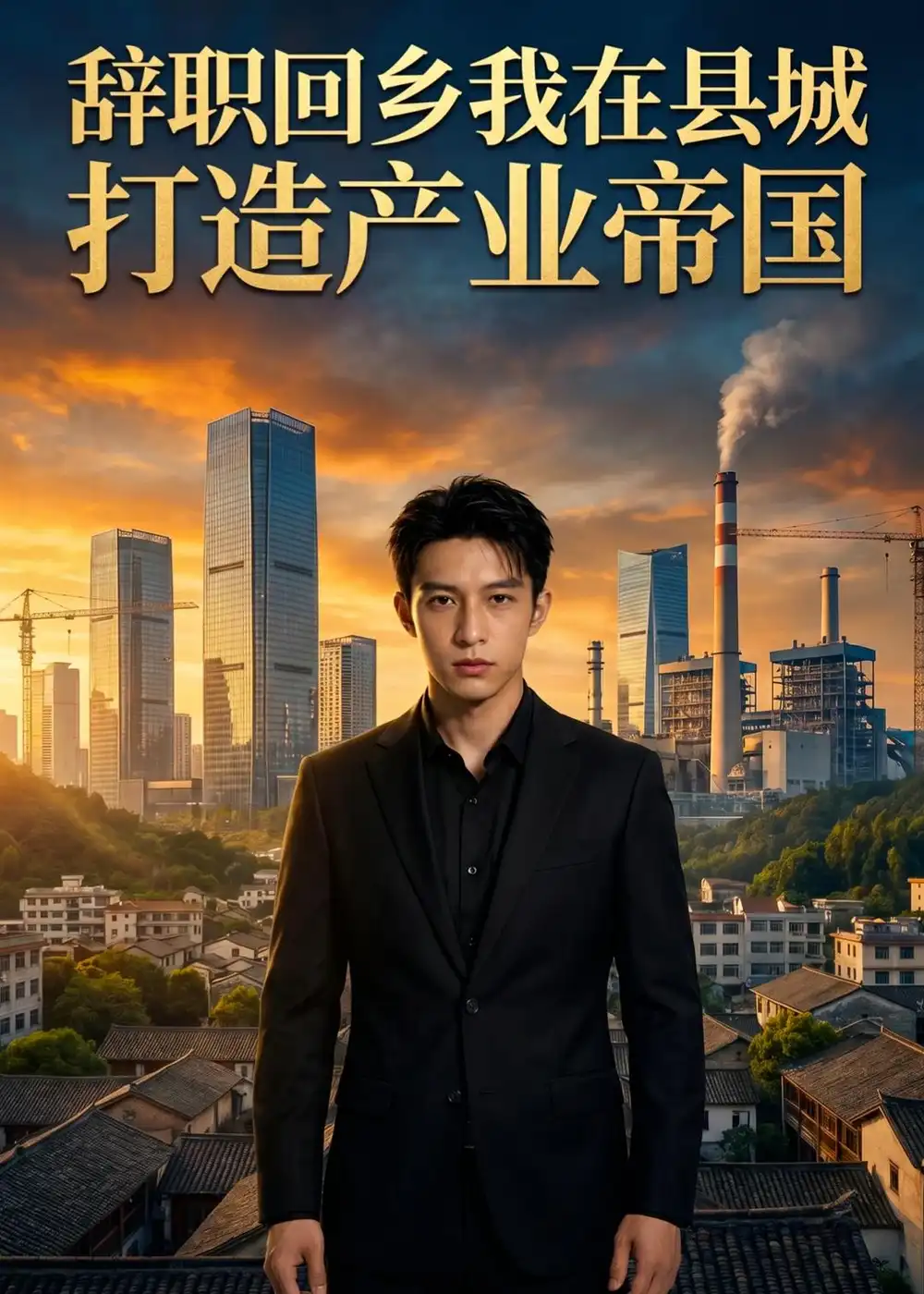 《辞职回乡，我在县城打造产业帝国（40集）AI短剧 (2026)》短剧封面