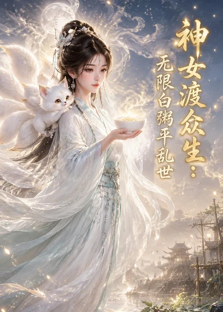 《神女渡众生：无限白粥平乱世（58集）（百度网盘）》短剧封面