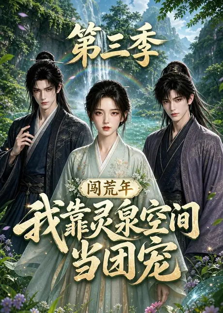 《闯荒年,我靠灵泉空间当团宠第三季(227集)(夸克网盘)》短剧封面