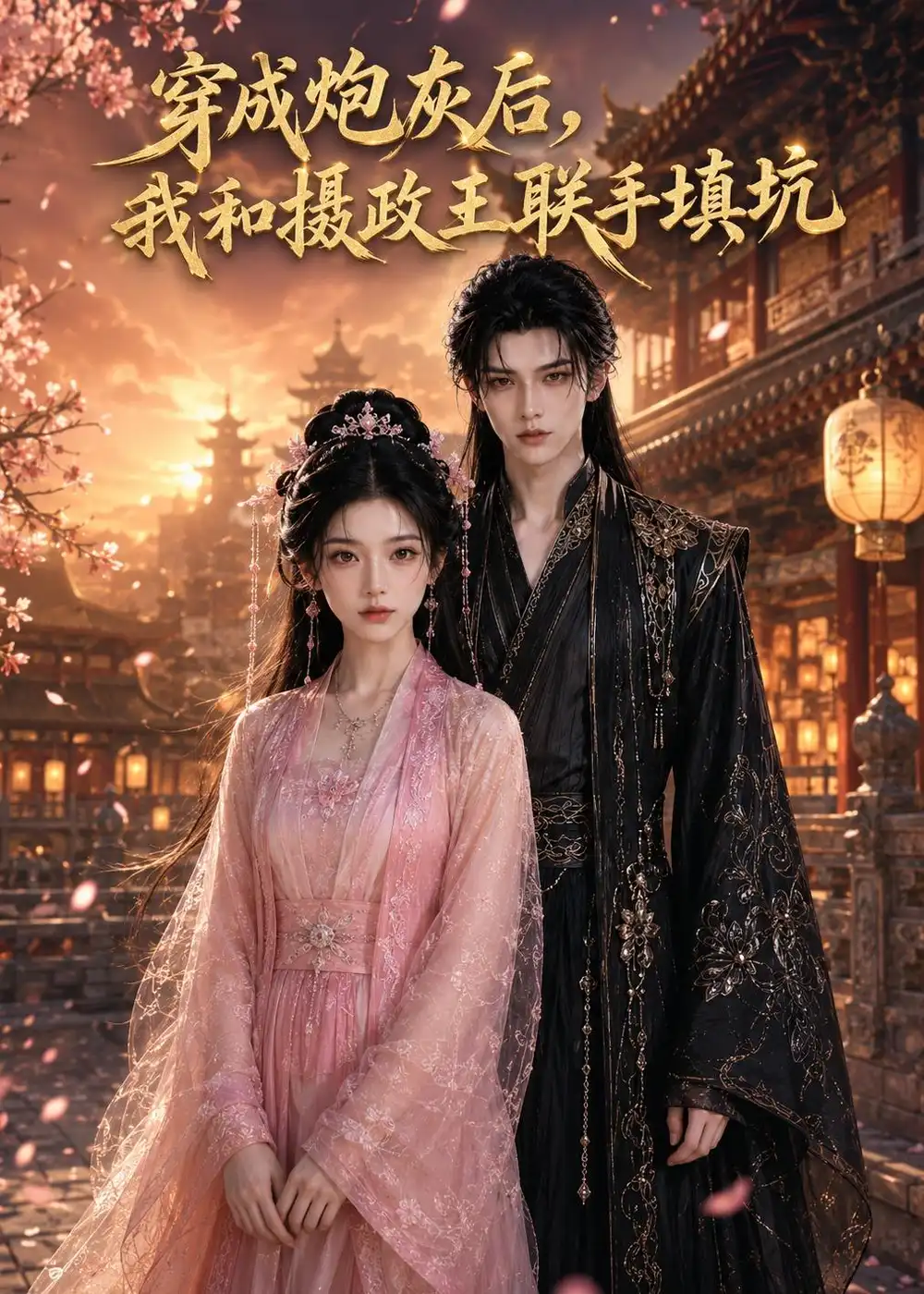 《穿成炮灰后，我和摄政王联手填坑（75集）（夸克网盘）》短剧封面