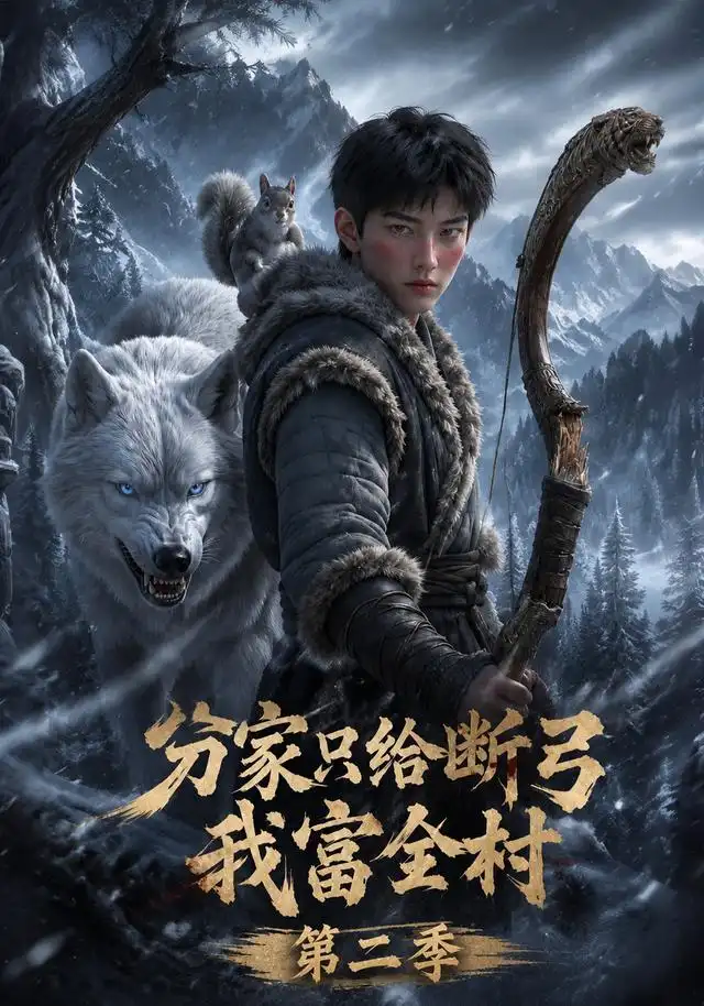 《分家只给断弓，我富全村第二季（56集） AI短剧（夸克网盘）》短剧封面