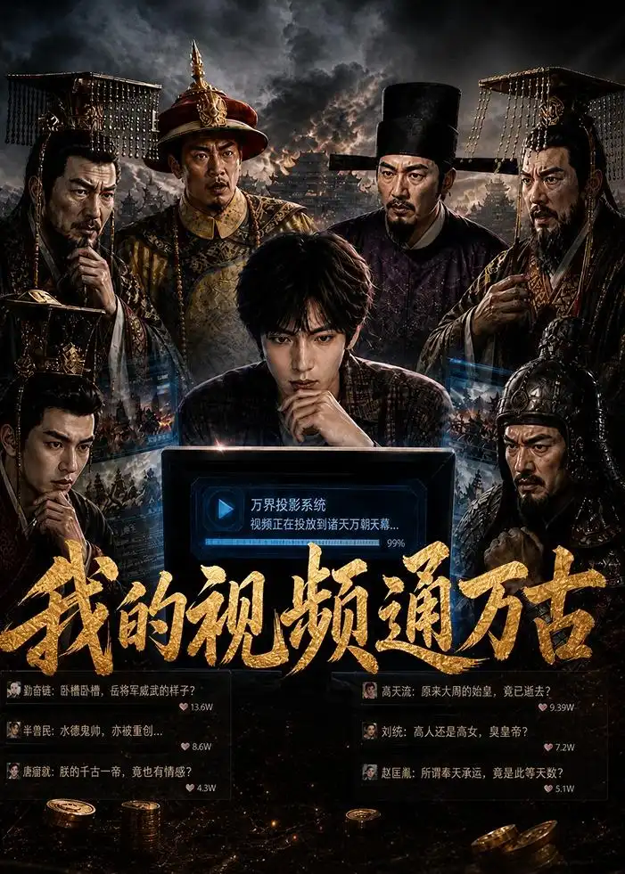 《我的视频通万古(70集)(夸克网盘)》短剧封面