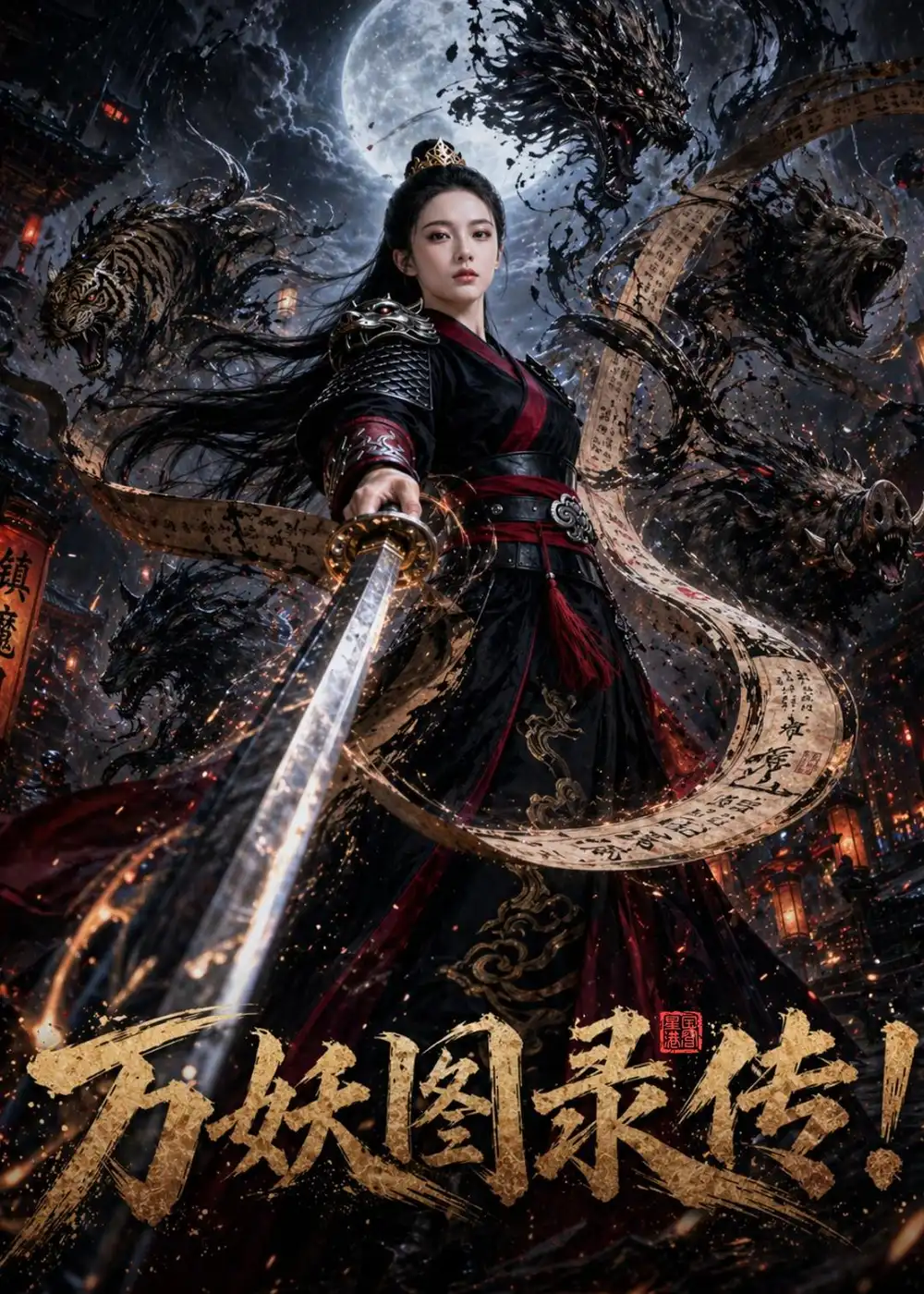 《万妖图录传！（68集）（夸克网盘）》短剧封面