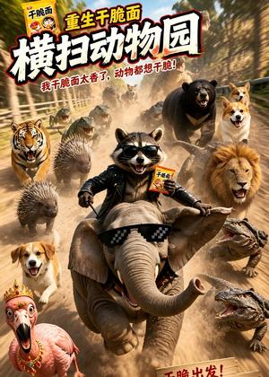 《重生干脆面,横扫动物园（58集）（夸克网盘）》短剧封面