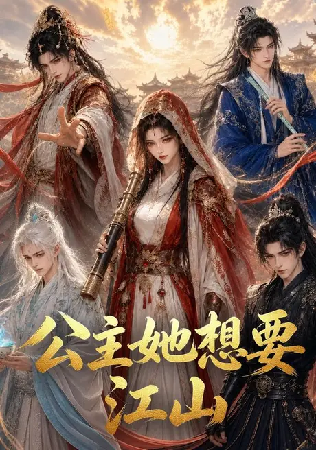 《公主她想要江山（89集）AI短剧 (2026)》短剧封面