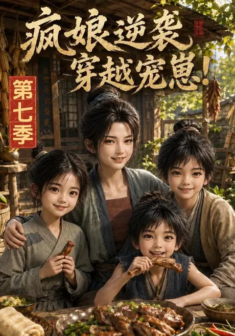 《疯娘逆袭，穿越宠崽！第七季（151集）（夸克网盘）》短剧封面