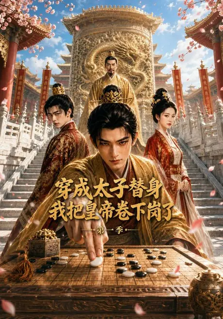 《穿成太子替身，我把皇帝卷下岗了第一季（113集）AI短剧（夸克网盘）》短剧封面