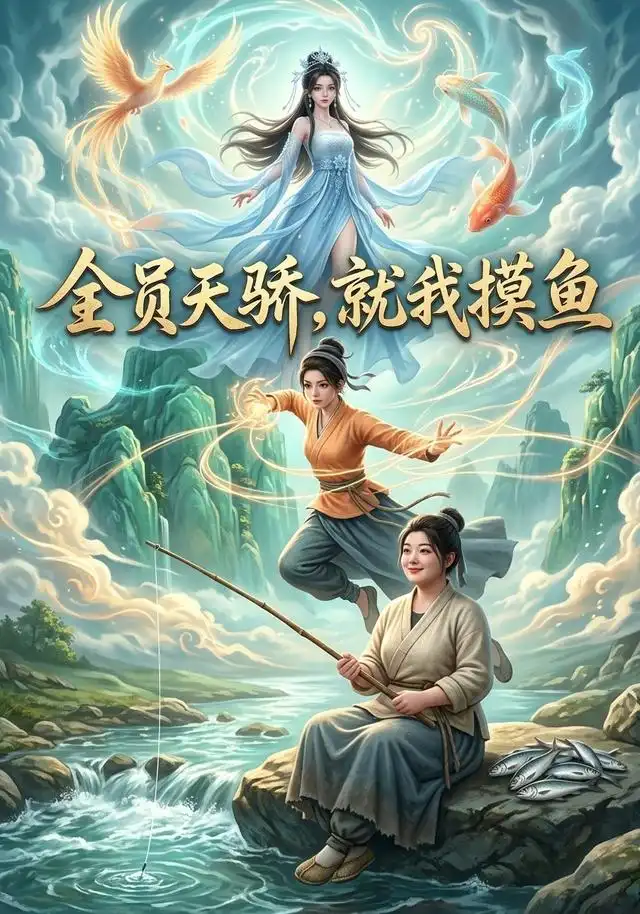 《全员天骄,就我摸鱼(118集)(夸克网盘)》短剧封面