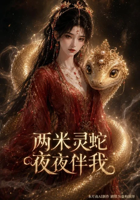 《两米灵蛇夜夜伴我（51集）（夸克网盘）》短剧封面