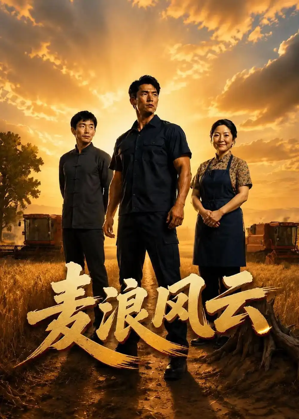 《麦浪风云（60集）AI短剧（夸克网盘）》短剧封面