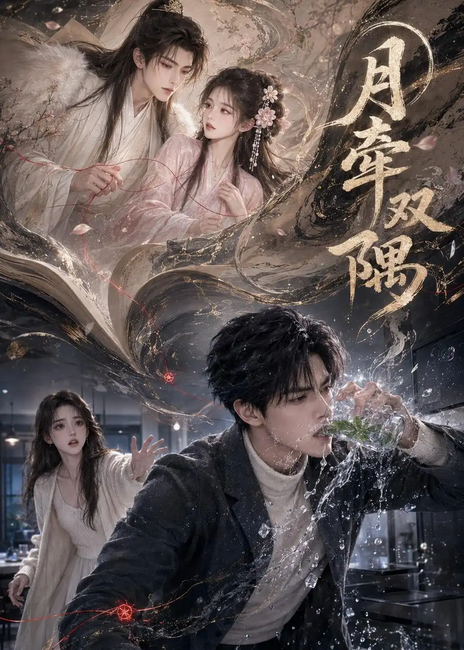 《月牵双隅(39集)(夸克网盘)》短剧封面