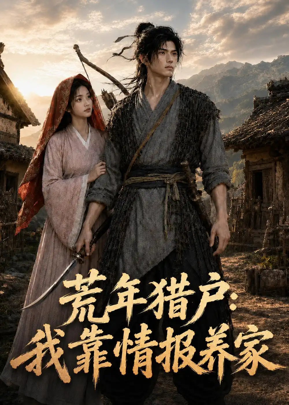 《荒年猎户：我靠情报养家（82集）AI短剧（夸克网盘）》短剧封面