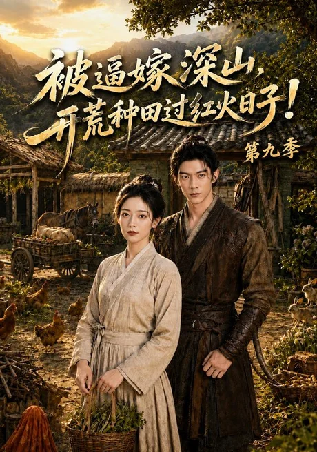 《被逼嫁深山，开荒种田过红火日子!第九季（94集）AI短剧 (2026)》短剧封面
